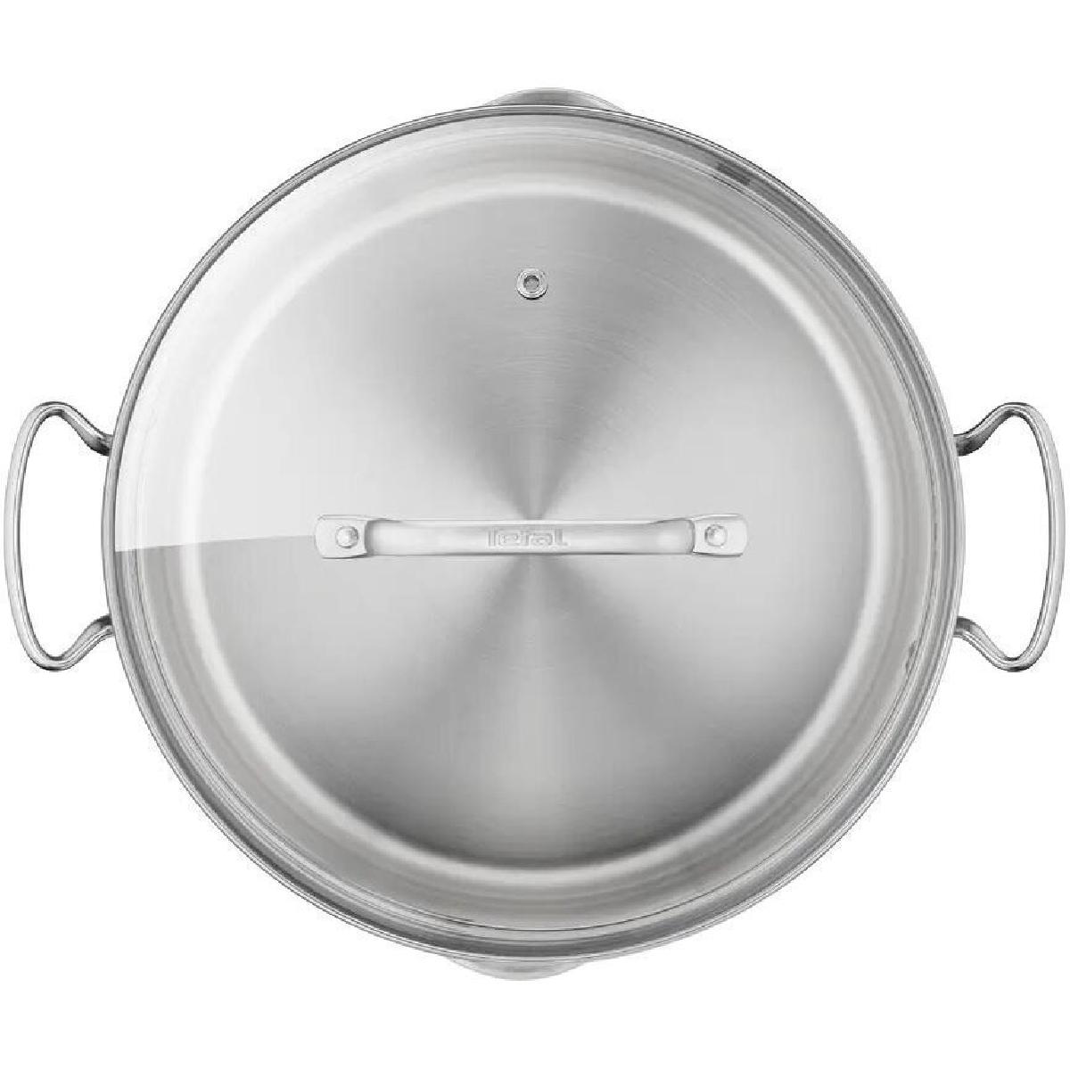 Tefal Duetto+ G719S655 Σετ Κατσαρολών 6τμχ Ανοξείδωτες με Γυάλινα Καπάκια