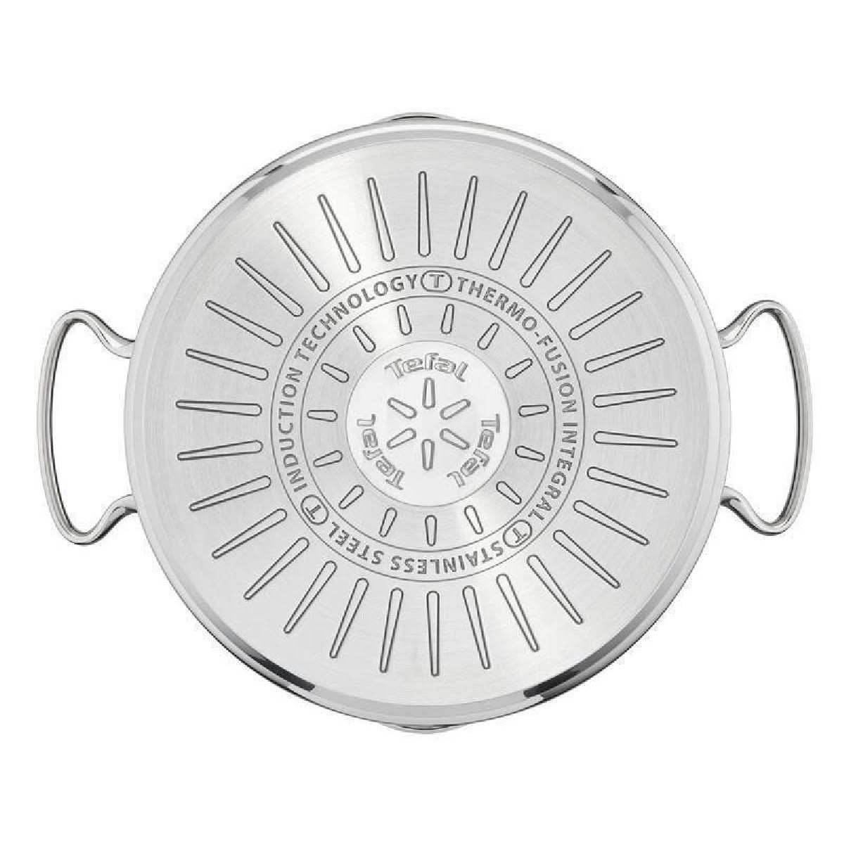 Tefal Duetto+ G719SA55 Σετ Κατσαρολών 10τμχ Ανοξείδωτες με Γυάλινα Καπάκια