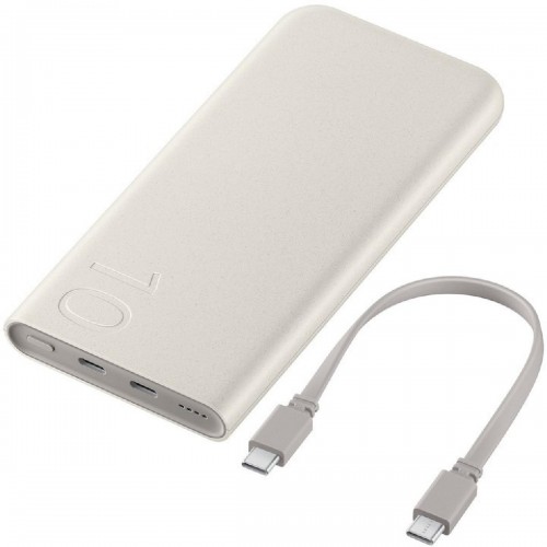 Samsung EB-P3401XUEGWW Power Bank 10.000mAh 25W με 2 θύρες USB-C beige