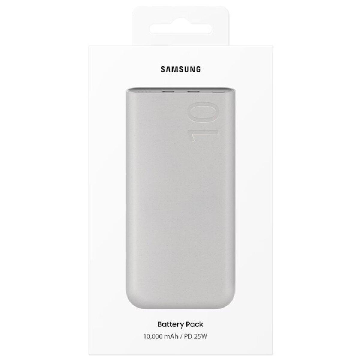 Samsung EB-P3401XUEGWW Power Bank 10.000mAh 25W με 2 θύρες USB-C beige