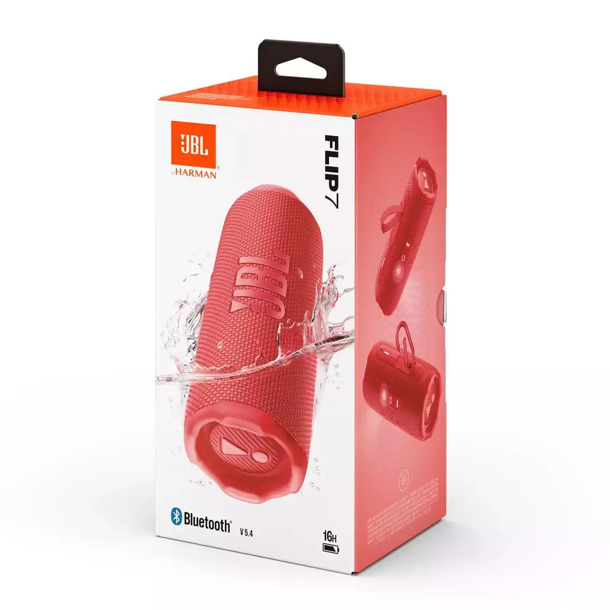 JBL Flip 7 Bluetooth Speaker Red