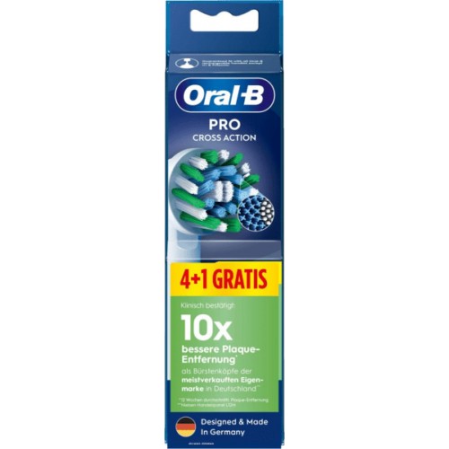 Oral-B Pro CrossAction Ανταλλακτικές Κεφαλές 4+1 white (249119)