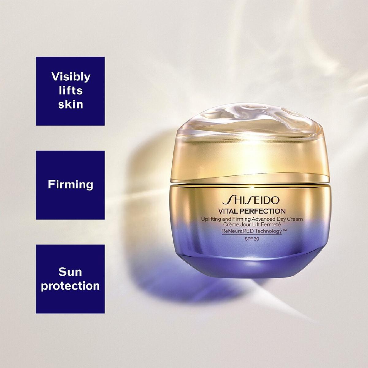 Shiseido Vital Perfection Συσφικτική Κρέμα Προσώπου Ημέρας SPF30 50ml