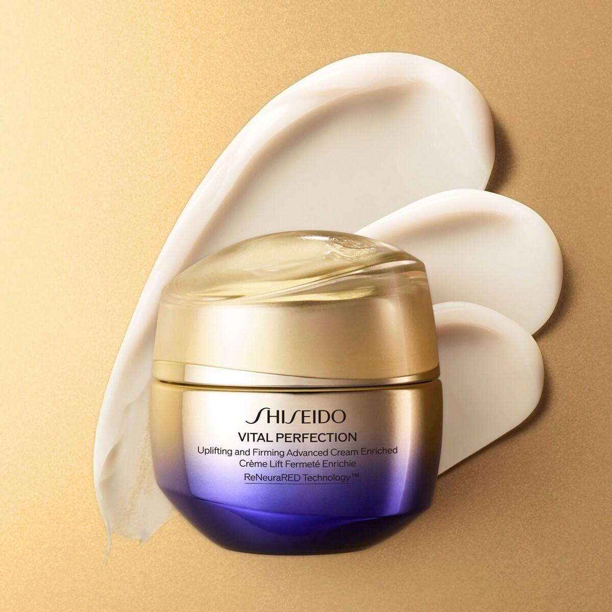 Shiseido Vital Perfection Uplifting And Firming Advanced Enriched Cream 50ml Αντιγηραντική Κρέμα Προσώπου