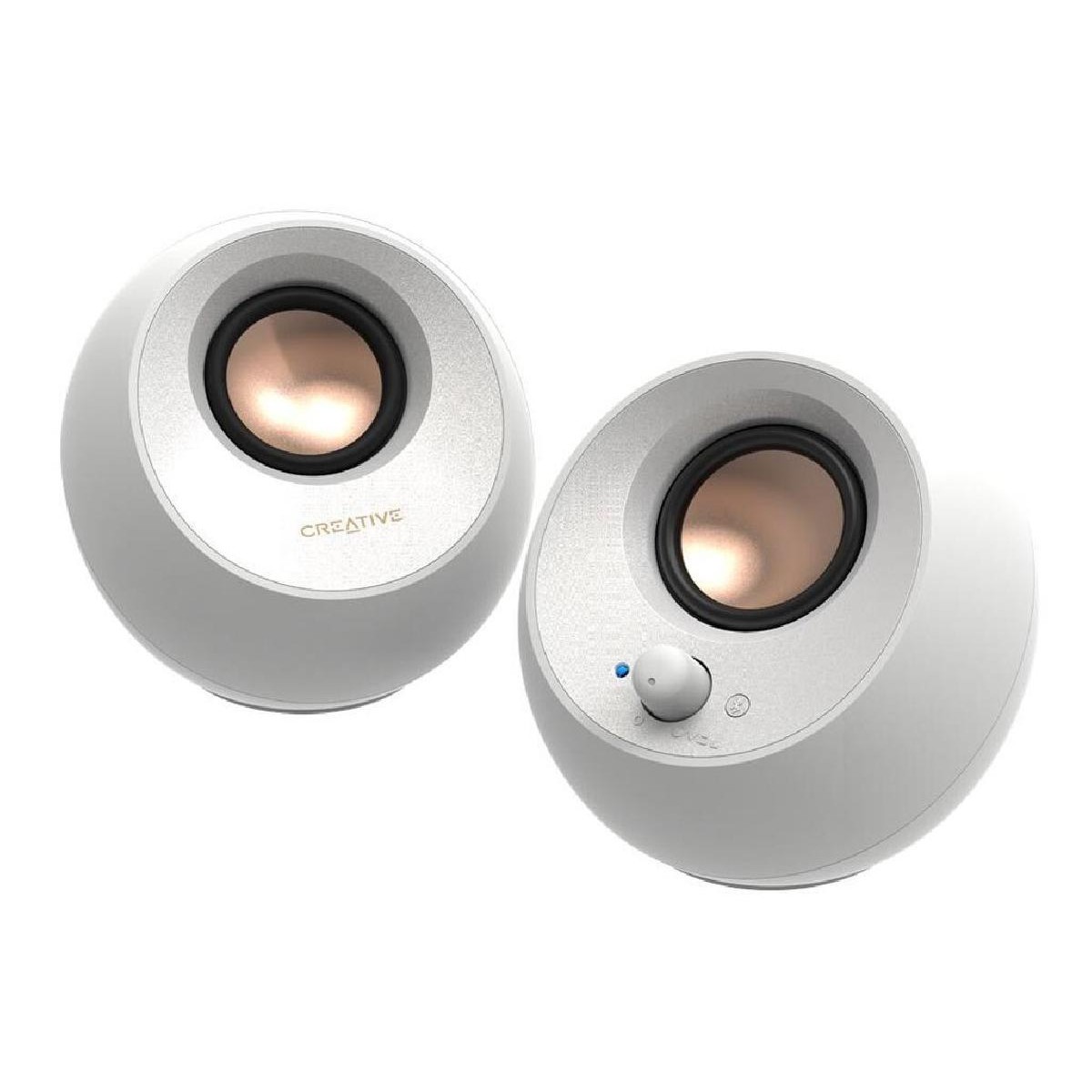 Creative Pebble V3 Ηχεία Υπολογιστή 2.0 με Bluetooth 8 watt white