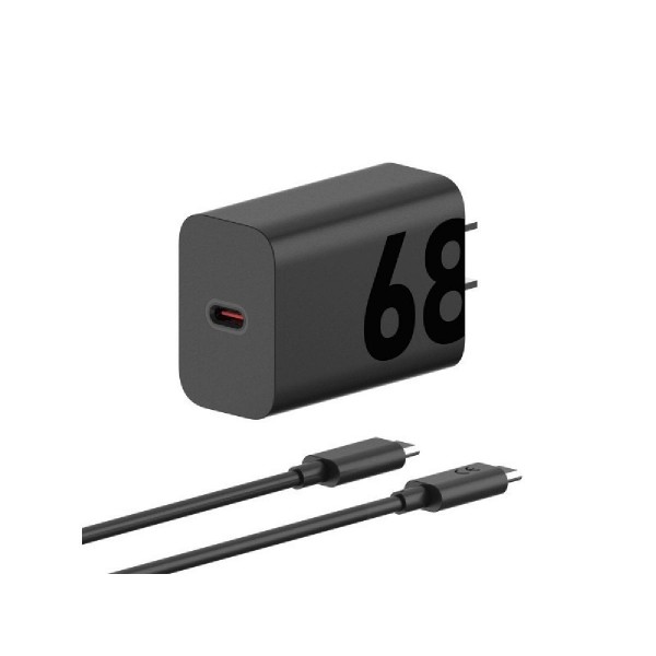 Motorola MC-682N TurboPower charger 68 watt USB-C to USB-C with cable black
