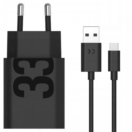 Motorola  MC-332L TurboPower charger 33 watt USB-A to USB-C with cable black