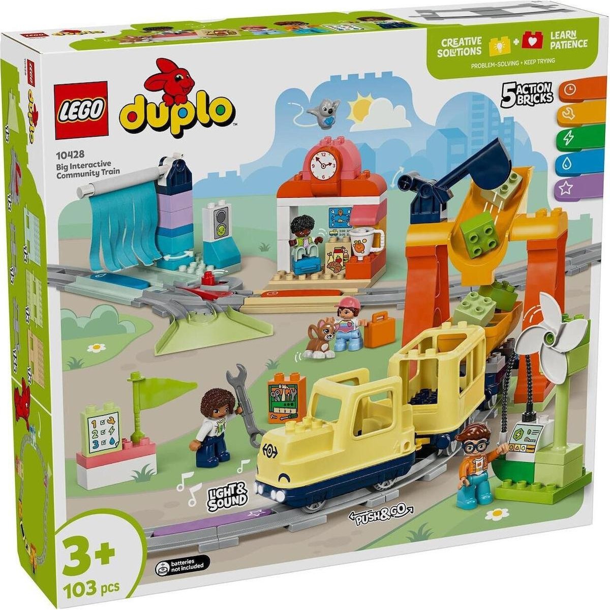 LEGO® DUPLO® Big Interactive Community Train (10428)