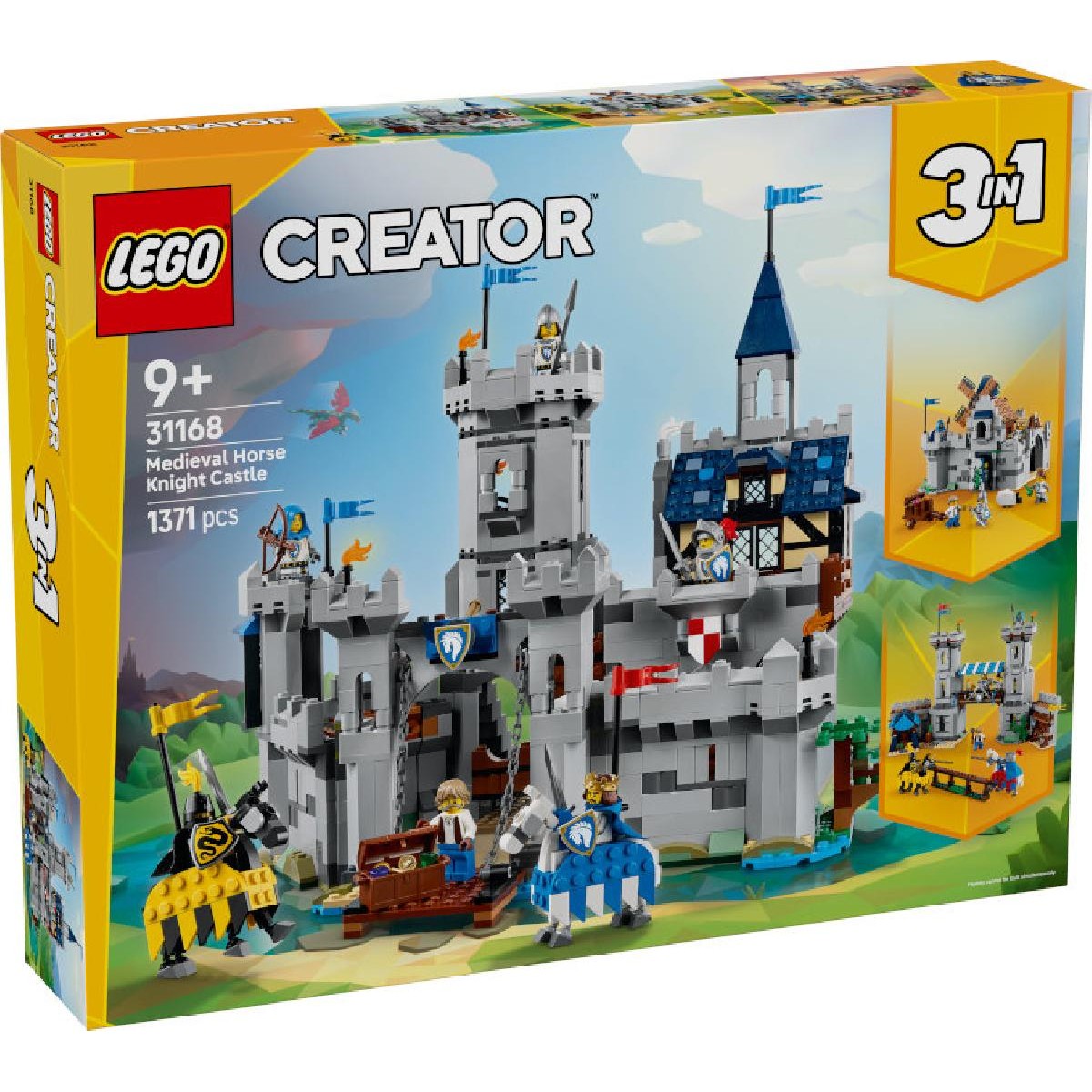 LEGO® Creator 3in1 Medieval Horse Knight Castle (31168)