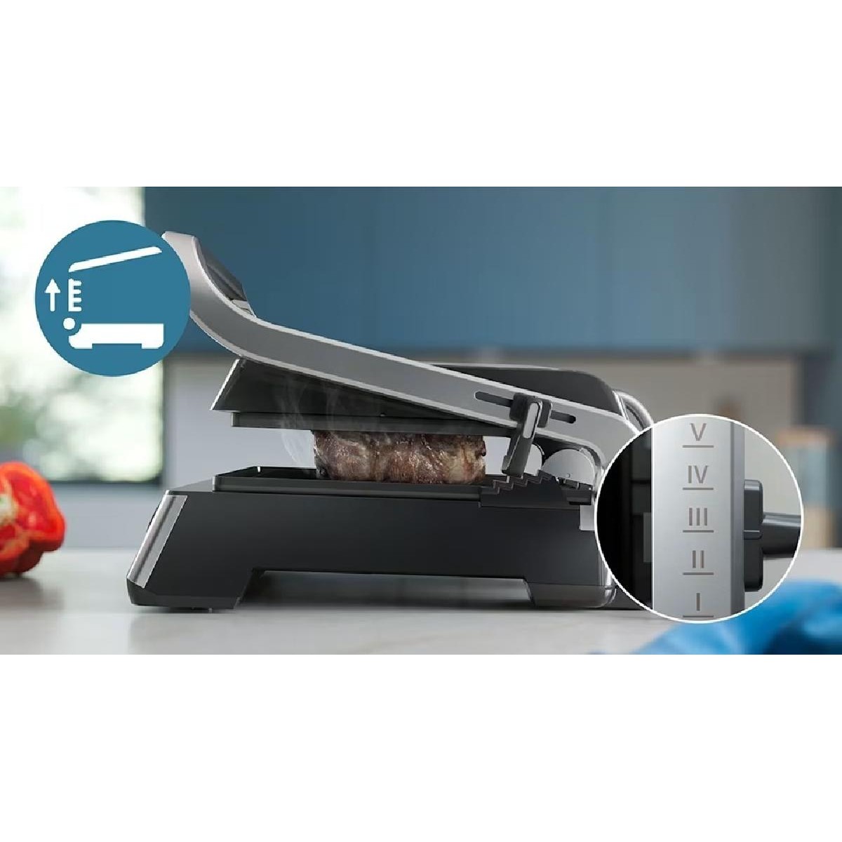 Philips HD6301/90 Ηλεκτρική Τοστιέρα Γκριλιέρα 2200 watt inox