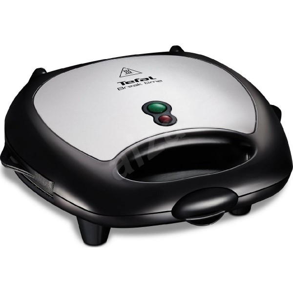 Tefal Break Time SW6148  τοστιέρα βαφλιέρα 700 watt με 3 set Αποσπώμενες Πλάκες black gray