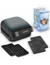 Tefal SW862BF0 Snack Collection  τοστιέρα βαφλιέρα 700 watt με 3 set Αποσπώμενες Πλάκες Black, Dark Green