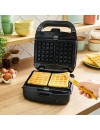 Tefal SW862BF0 Snack Collection  τοστιέρα βαφλιέρα 700 watt με 3 set Αποσπώμενες Πλάκες Black, Dark Green