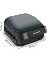 Tefal SW862BF0 Snack Collection  τοστιέρα βαφλιέρα 700 watt με 3 set Αποσπώμενες Πλάκες Black, Dark Green